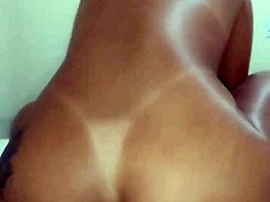 Amateur Assfucks Wife Hard While Cuckold Travels, Fills Her With Cum