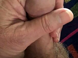 I was playin with pre cum, but I cummed too soon lol