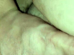 Milf craves cum in creampie on sofa