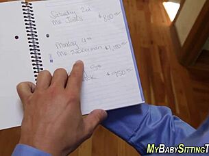 Intense Emotions As Babysitter Gets Pounded Hard. Her Small Tits Bounce With Each Thrust.