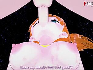 Misty performs blowjob and gets fucked in pov hentai