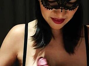 Imagine a shaved slut deepthroating a monster cock in this homemade amateur video.