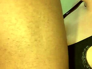 Close-up amateur interracial encounter