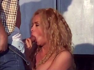 Classy shemale intensely fucks tight ass in anal scene