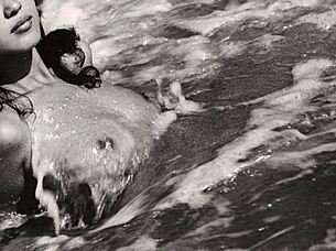 Vintage Women Exposing Natural Tits Outdoors