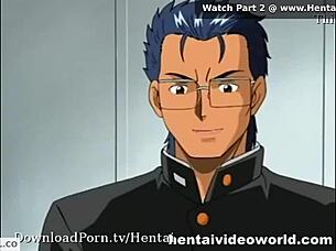 I en dampende hentai scene oplever en sexet karakter intens anal action i et vildt møde