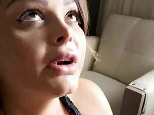 Girl and dude start with blowjob, then rough group sex and striptease 😏