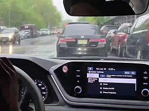 Teen Rides Monster Cock Outdoors, Cums in Mouth Part 2