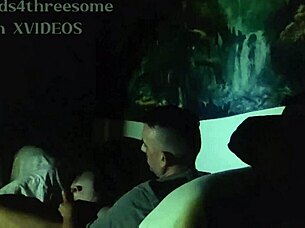 guy gets bareback creampie on halloween night