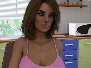 thirsty for my guest hentai game pornplay ep 1 kissing a coworker in the office