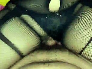 She wore lingerie for her boyfriend, and he rewarded her with intense oral and riding, leading to orgasmic moans in their homemade session.