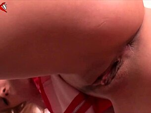 Sensational Blondie Feels Intense Pleasure During Anal Banging With Group