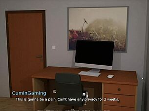 thirsty for my guest hentai game pornplay ep 1 kissing a coworker in the office