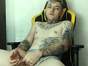 you talk a lot about me being this and that but check out this rough blowjob and handjob ending in a huge cumshot on webcam