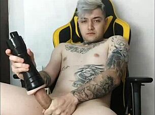 you talk a lot about me being this and that but check out this rough blowjob and handjob ending in a huge cumshot on webcam