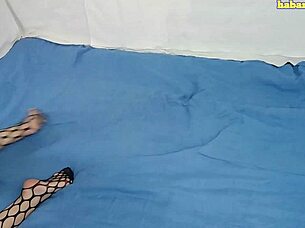 i play with beauty's anal plug at home