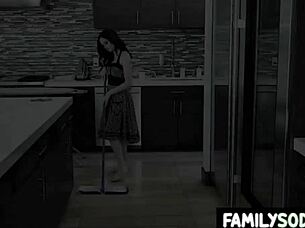 Threesome with the housekeeper turns wild. 😜