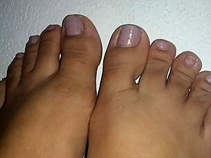 beautiful feet on display