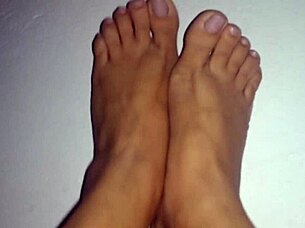 beautiful feet on display