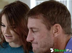 Payback time! Ellie Eilish seduces friends and rides cock hard