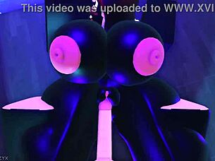 bringing a demon to a strip club 😈