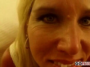 wife gets cum facial, but is it enough?