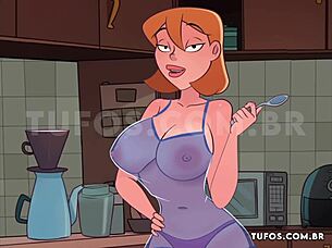 I'm fucking the fat woman's ass in the morning coffee, and the cuckold doesn't notice