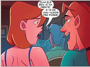 I'm fucking the fat woman's ass in the morning coffee, and the cuckold doesn't notice