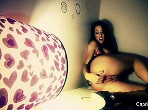 Capri Cavanni and Dahlia Sky engage in a private session of self-pleasure.