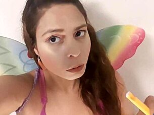 i'm ginger paris, a young 18+ teen in fairy lingerie, talkin dirty about my pussy and costumes while feelin sexy and fetishy.