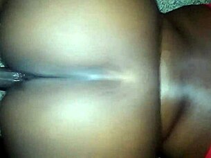 The ebony goddess takes on a massive black monster cock in this steamy encounter.