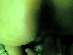 Blonde slut bends over for creampie 😏