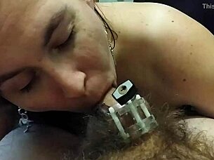 chastity teasing session with femdom control