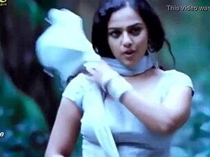 Nithya menon hot masturbation with indian tits, cum, ass, cumshot, boobs