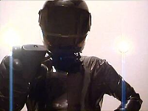 roxina2001 rubber wanker in helmet xxl action