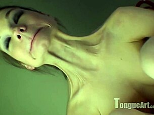 Felicity oh my tongue sucking flexible shaved pussy