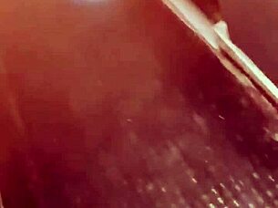 anny twerking in the swing house cinema, showing her pussy to voyeurs