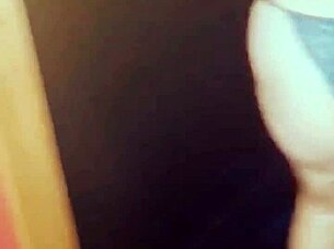 anny twerking in the swing house cinema, showing her pussy to voyeurs