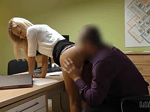 She Says, 'Pay Up For This Office Blowjob'