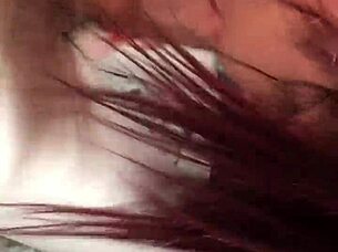 sexy brunette teen gives pov blowjob, cumshot?