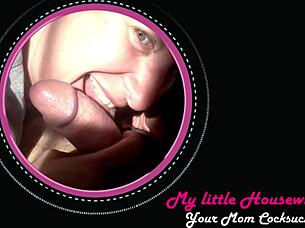 Discovering how skilled she is at sucking cock and eating balls