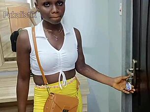 Ebony lover says, 'I want to cheat with big cock'