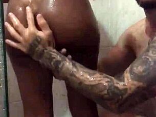 I bathed pornstar dana bueno and mma fighter allan guerra gomes, then came in her pussy