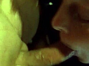 Little Hottie Gives Polish Blowjob To Mister Seventy Seven