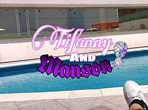 Can you believe this pool seduction ends with a 21cm creampie?