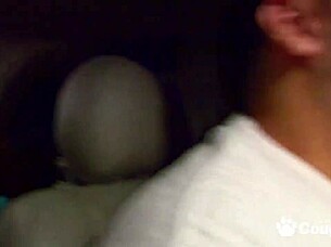 Lilly kingston teases with small tits and striptease before oral and facial in garage.