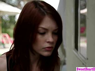 Busty Milf Gets Fingerbanged by Lesbian Teen 18+ Babe