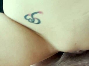 wife masturbates in bathroom before facial