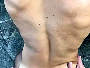 Amateur gay couple fucking on apricot stones in RJ