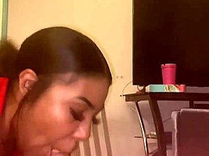 Liyah da bunni swallows big black cock whole